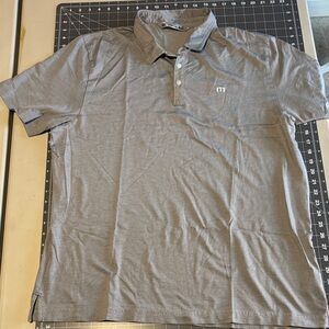 Travis Mathew Charcoal Polo Shirt